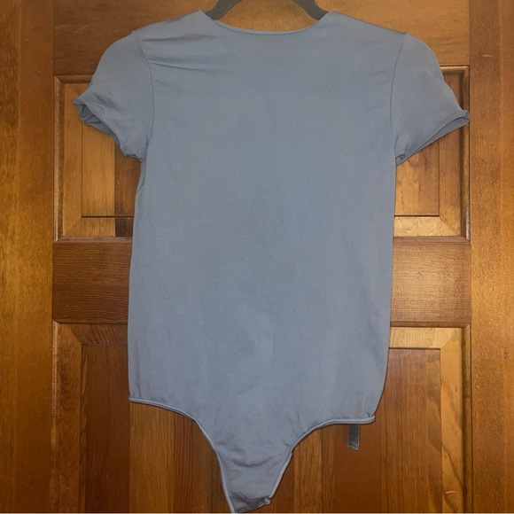 SKIMS Tops - SKIMS ESSENTIAL T-SHIRT BODYSUIT | ARCTIC  / L/XL
